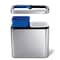 Simplehuman 20 Liter Dual Compartment Slim Open Top Recycling Trash Can, Heavy Gauge Brushed Stainless Steel CW1470 - alternate 4